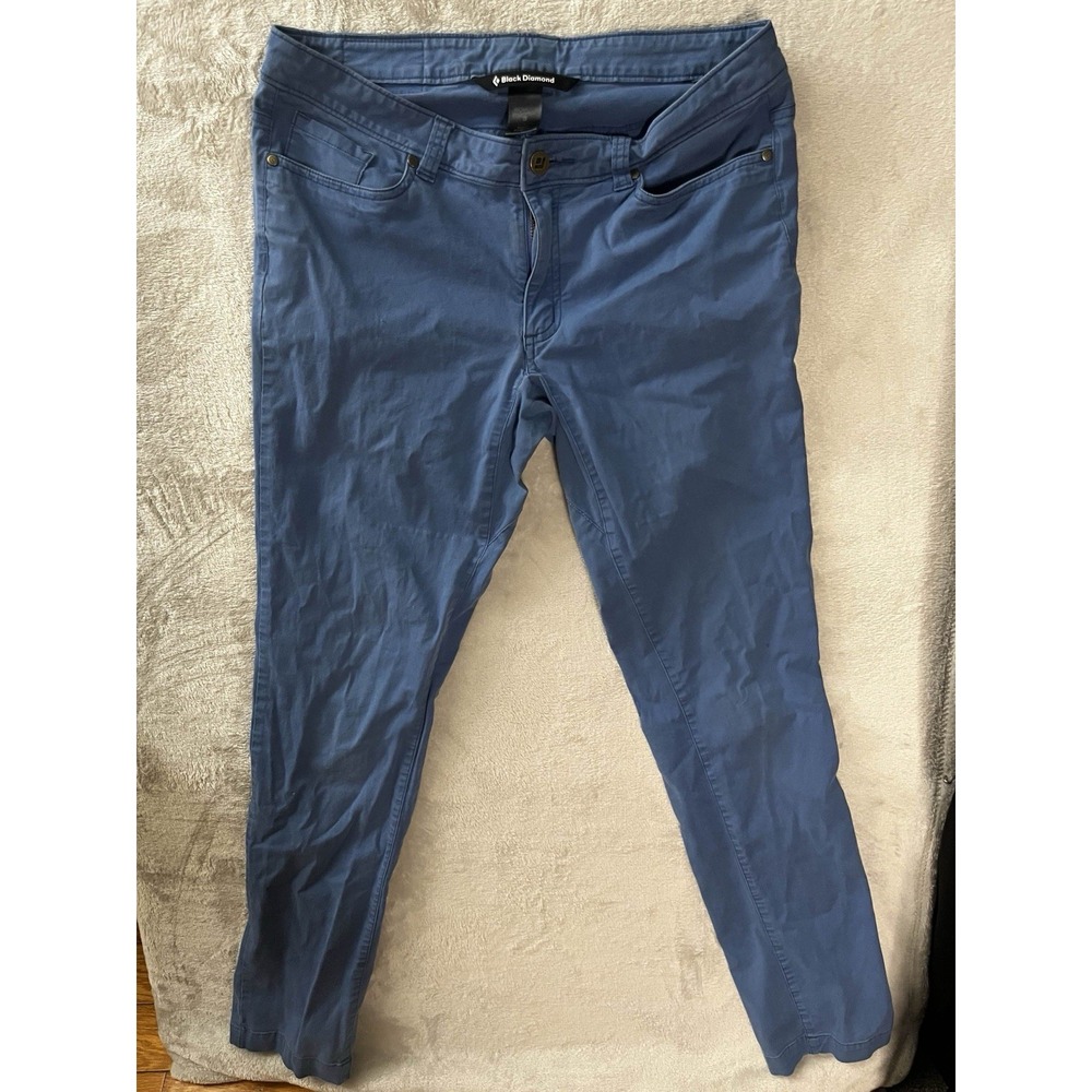 Black Diamond Cotton Blend Casual Climbing Pants (Women's Size 8) Blue